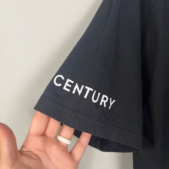 Peloton 100 Rides Century Black Short Sleeve T- Shirt Unisex Sz. L 100% Cotton - Picture 4 of 7